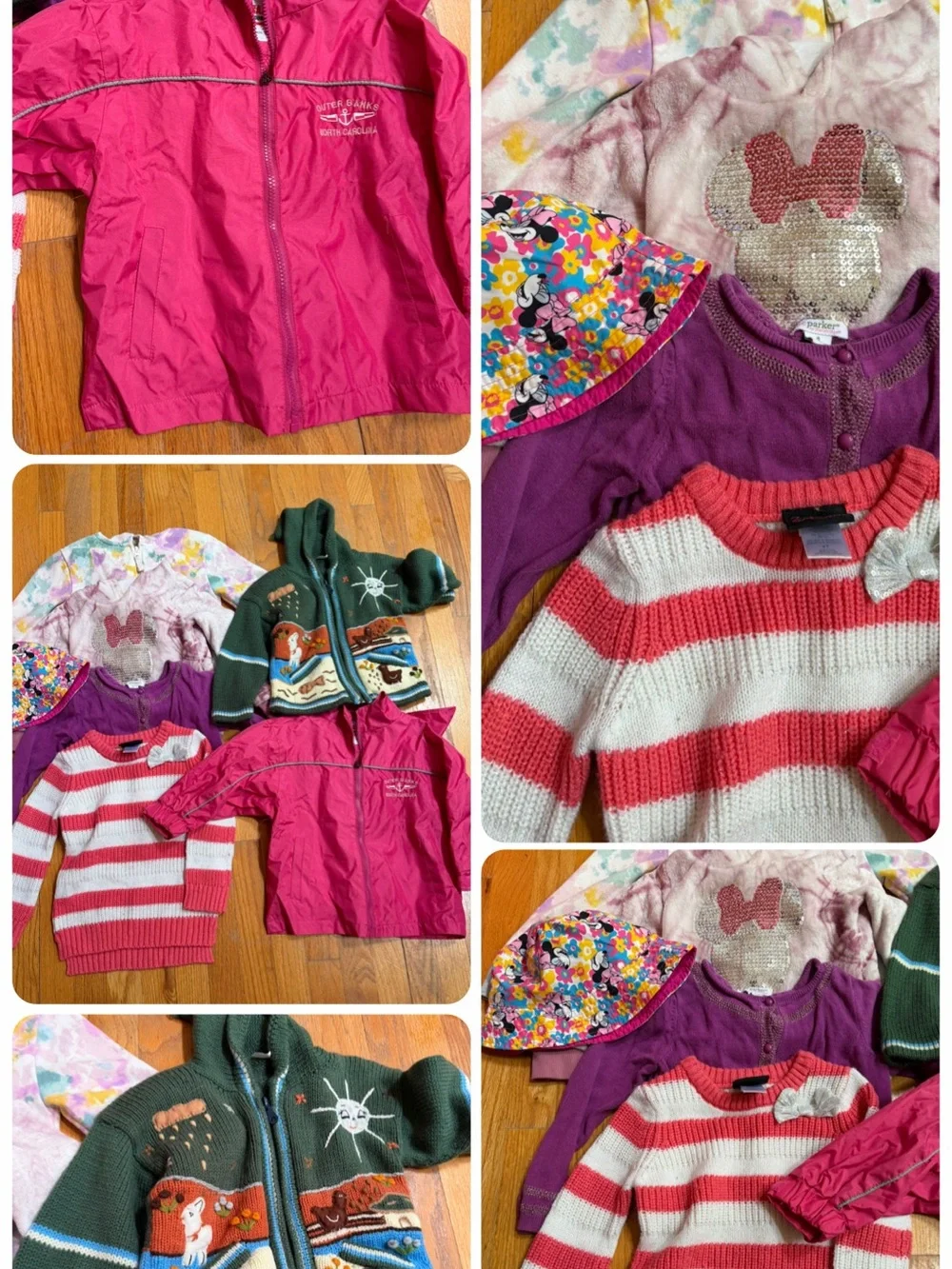 Girls Mixed Clothing Lot 63 Items - Assorted Colors Size 4T